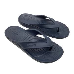 Crocs Women's Kadee II Flip Flops size M7  W9 navy